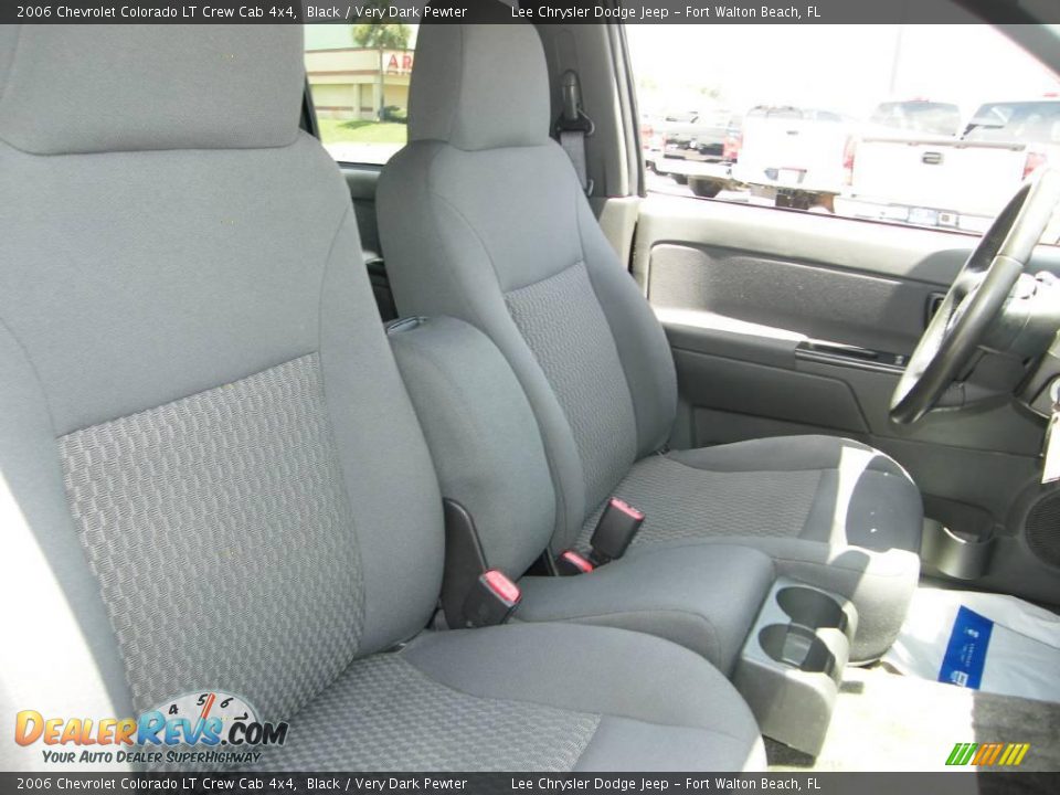 2006 Chevrolet Colorado LT Crew Cab 4x4 Black / Very Dark Pewter Photo #26