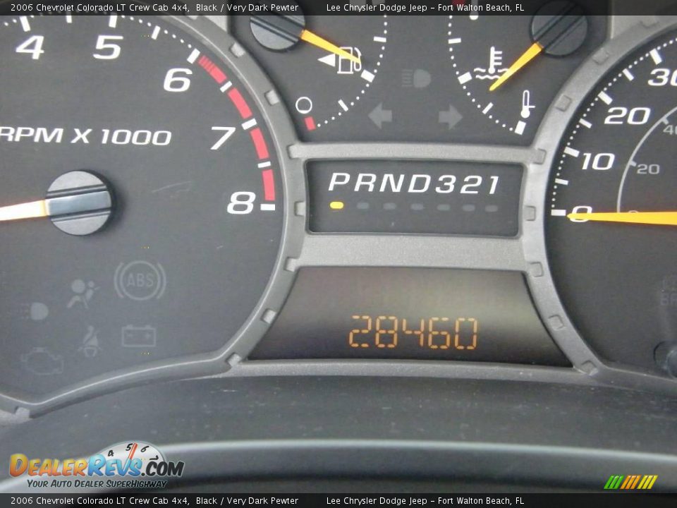 2006 Chevrolet Colorado LT Crew Cab 4x4 Black / Very Dark Pewter Photo #29