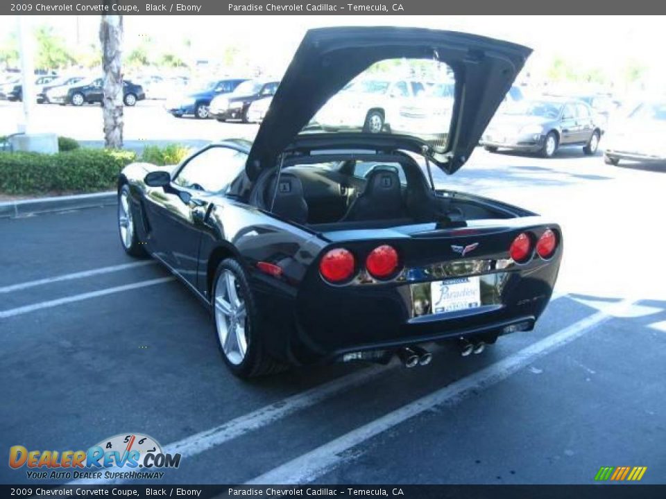 2009 Chevrolet Corvette Coupe Black / Ebony Photo #3
