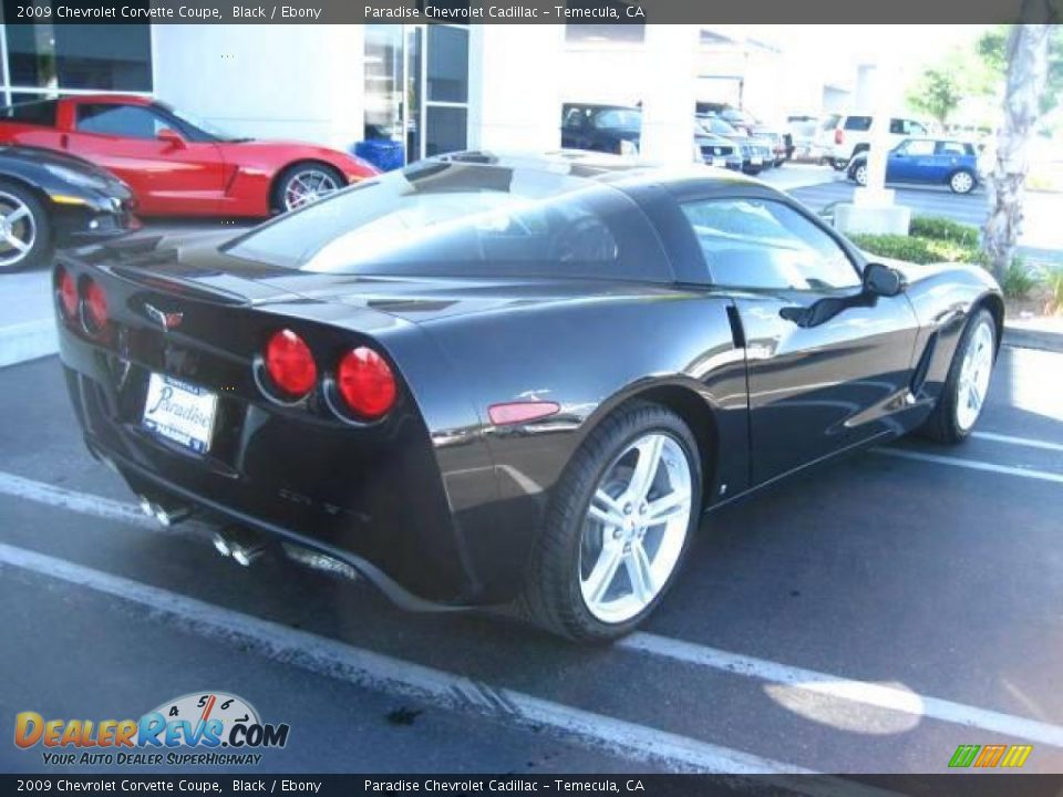 2009 Chevrolet Corvette Coupe Black / Ebony Photo #6