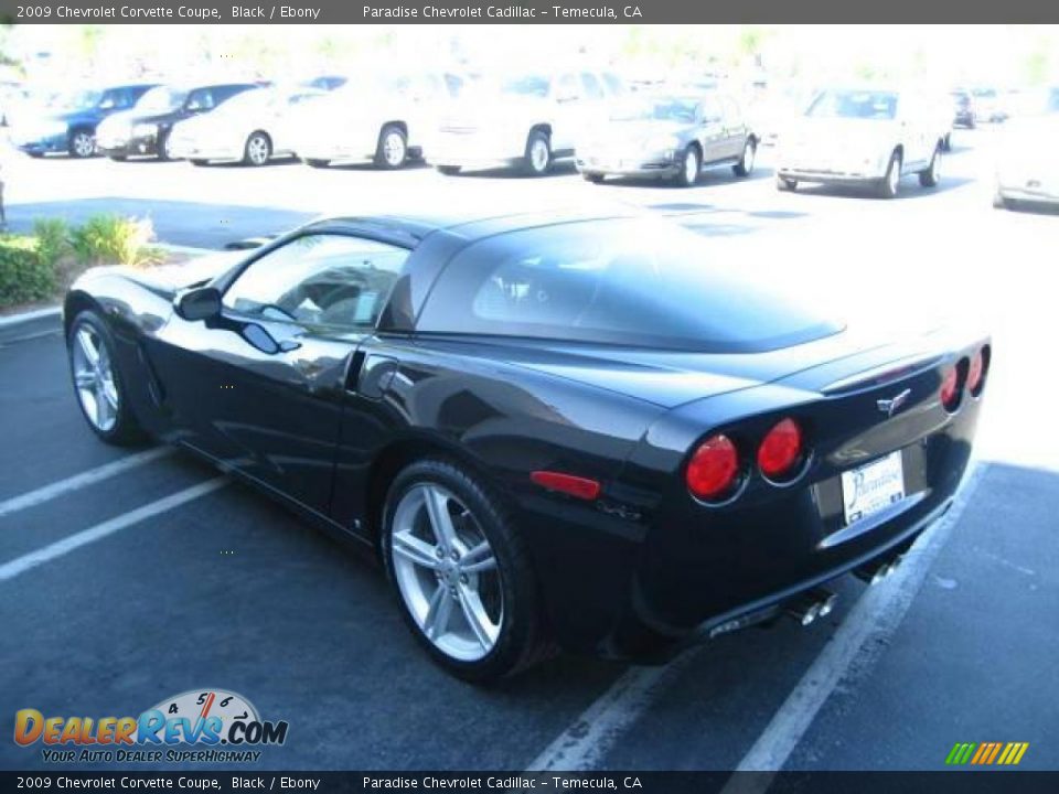 2009 Chevrolet Corvette Coupe Black / Ebony Photo #7