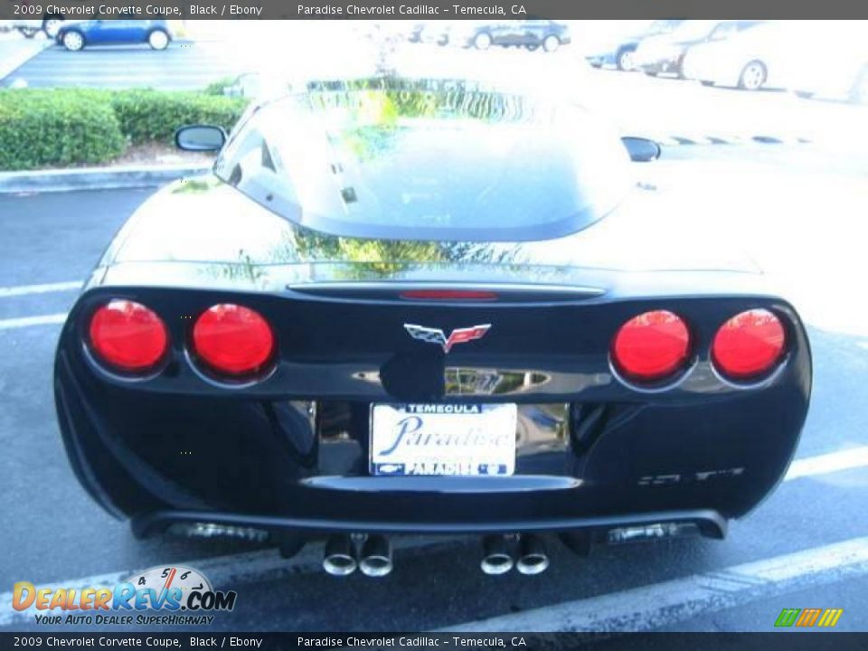 2009 Chevrolet Corvette Coupe Black / Ebony Photo #9