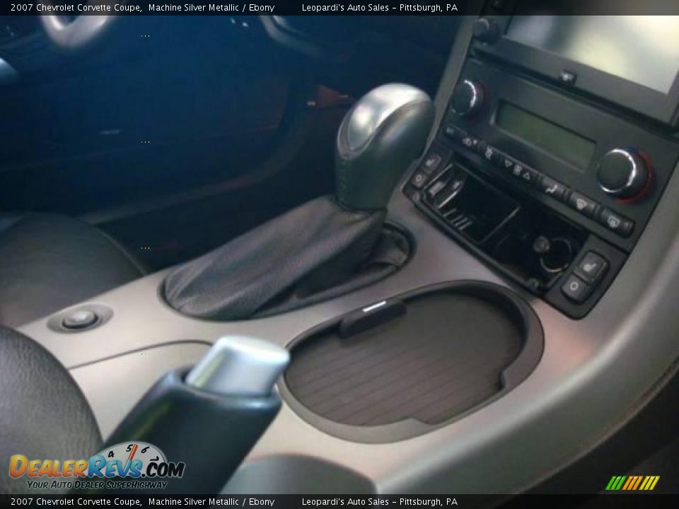 2007 Chevrolet Corvette Coupe Machine Silver Metallic / Ebony Photo #12