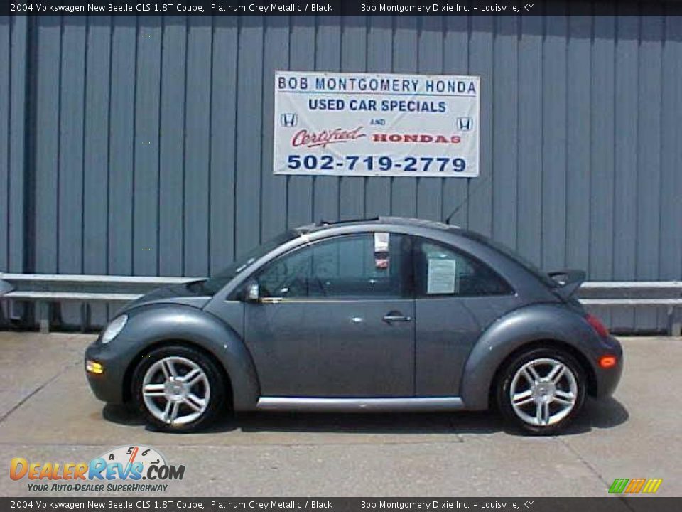 2004 Volkswagen New Beetle GLS 1.8T Coupe Platinum Grey Metallic / Black Photo #1