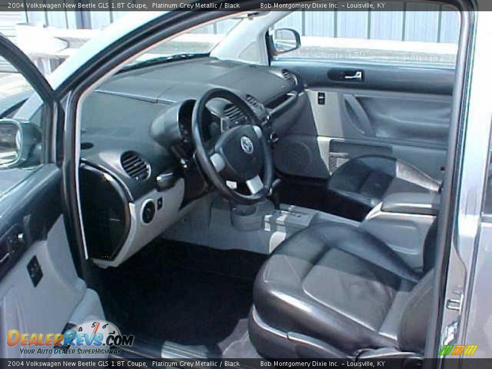2004 Volkswagen New Beetle GLS 1.8T Coupe Platinum Grey Metallic / Black Photo #5