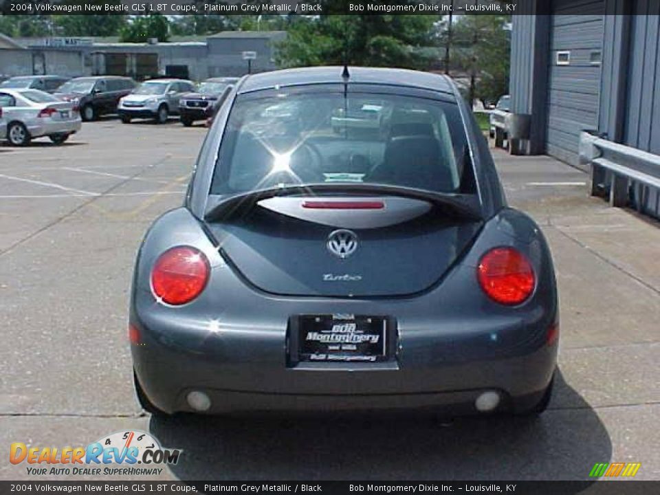 2004 Volkswagen New Beetle GLS 1.8T Coupe Platinum Grey Metallic / Black Photo #8