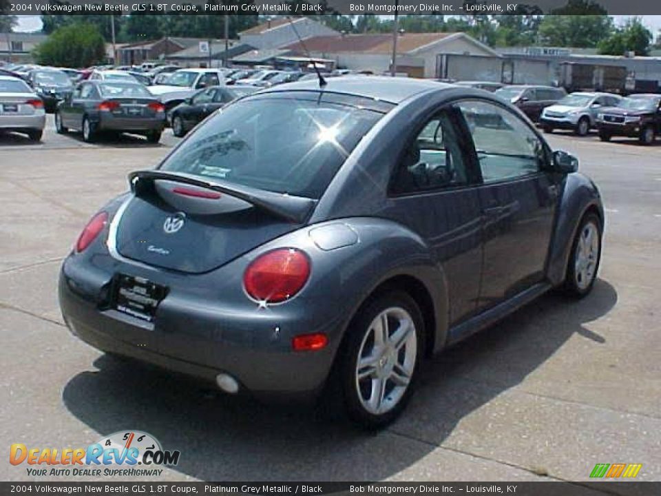 2004 Volkswagen New Beetle GLS 1.8T Coupe Platinum Grey Metallic / Black Photo #9