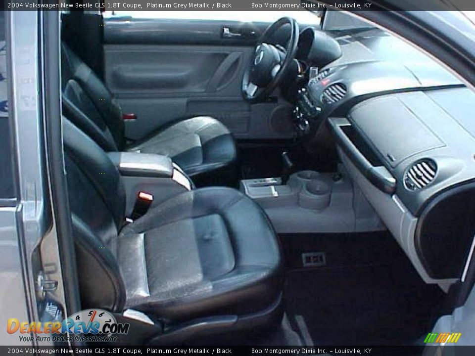 2004 Volkswagen New Beetle GLS 1.8T Coupe Platinum Grey Metallic / Black Photo #10