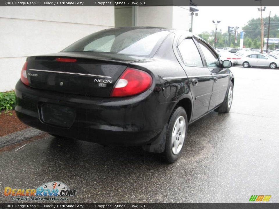 2001 Dodge Neon SE Black / Dark Slate Gray Photo #3