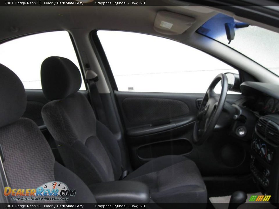 2001 Dodge Neon SE Black / Dark Slate Gray Photo #5