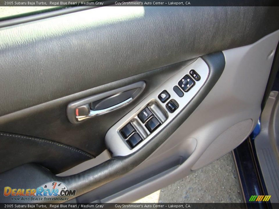 2005 Subaru Baja Turbo Regal Blue Pearl / Medium Gray Photo #9