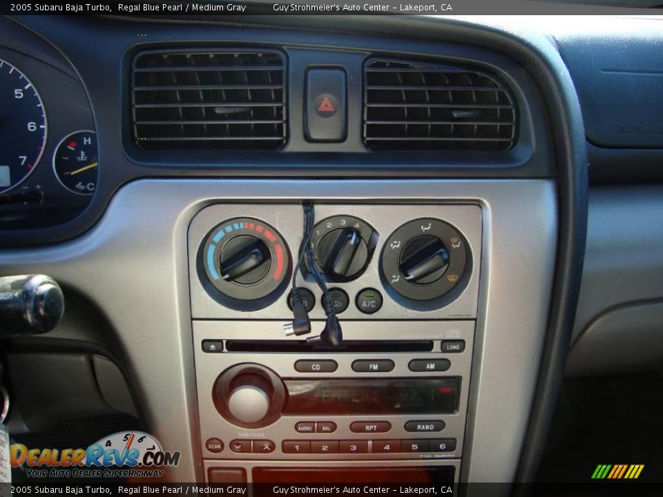 2005 Subaru Baja Turbo Regal Blue Pearl / Medium Gray Photo #13