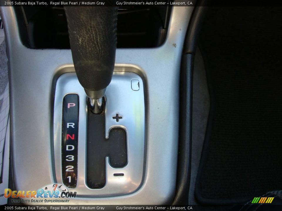 2005 Subaru Baja Turbo Regal Blue Pearl / Medium Gray Photo #14