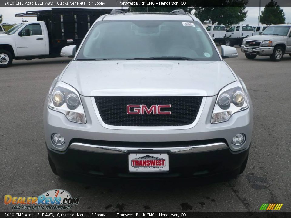 2010 GMC Acadia SLT AWD Quicksilver Metallic / Ebony Photo #2