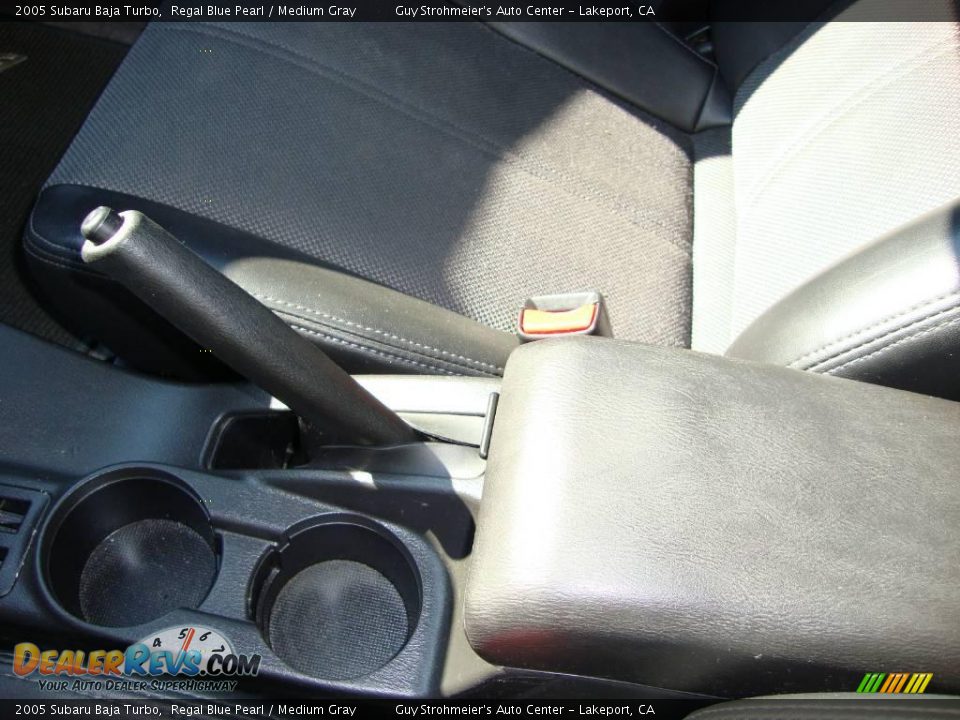 2005 Subaru Baja Turbo Regal Blue Pearl / Medium Gray Photo #15