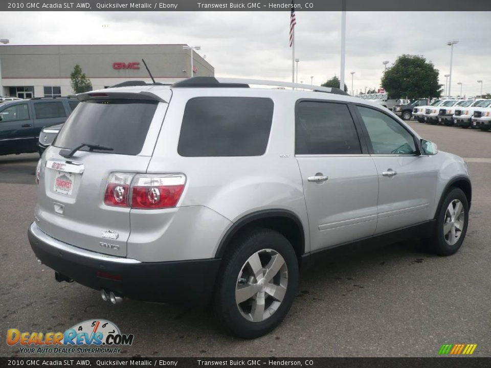 2010 GMC Acadia SLT AWD Quicksilver Metallic / Ebony Photo #6