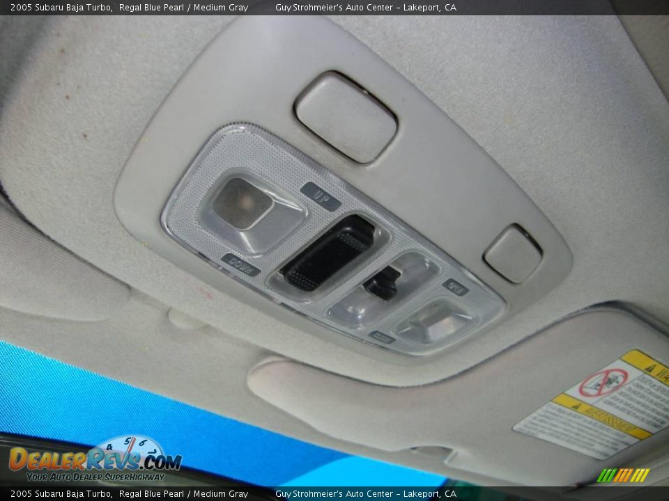 2005 Subaru Baja Turbo Regal Blue Pearl / Medium Gray Photo #19