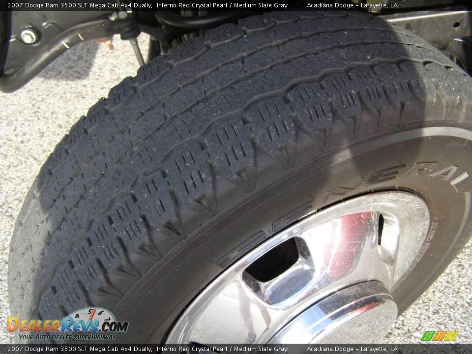 2007 Dodge Ram 3500 SLT Mega Cab 4x4 Dually Inferno Red Crystal Pearl / Medium Slate Gray Photo #12