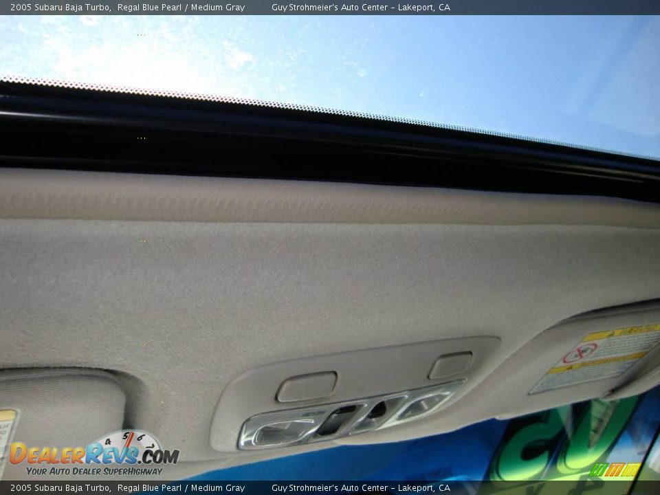 2005 Subaru Baja Turbo Regal Blue Pearl / Medium Gray Photo #20