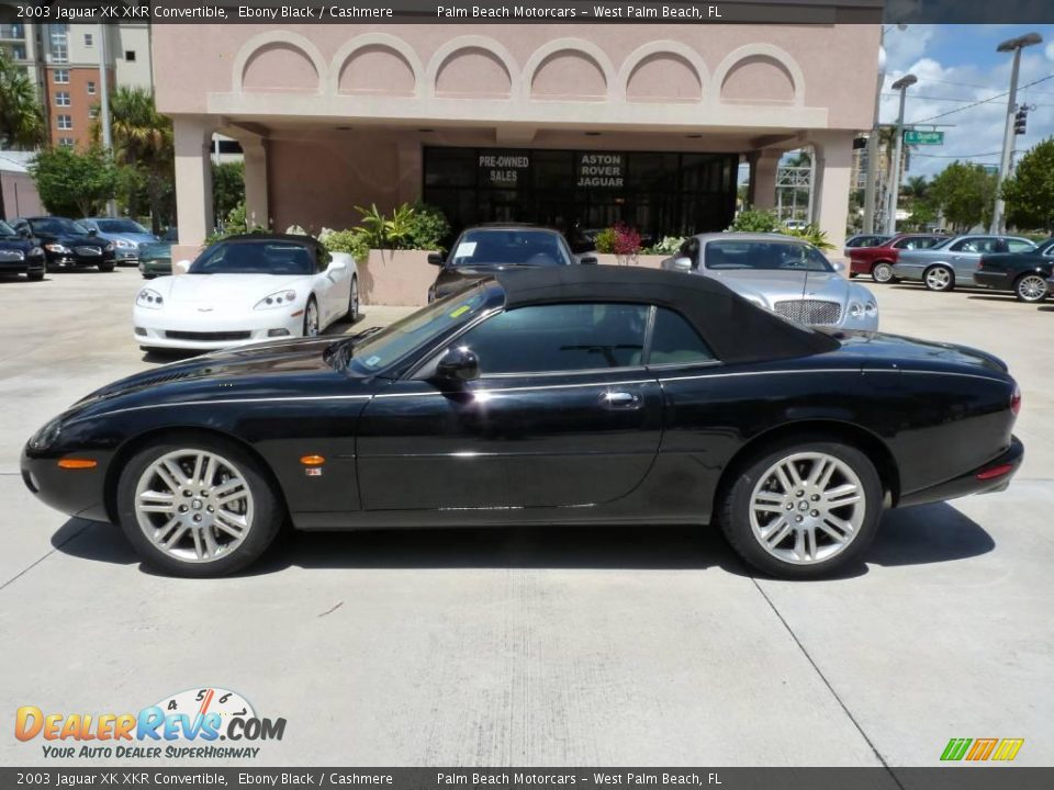 2003 Jaguar XK XKR Convertible Ebony Black / Cashmere Photo #6 ...