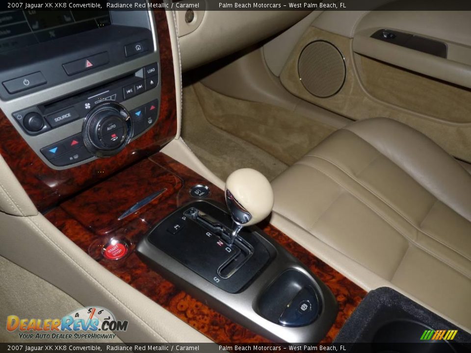 2007 Jaguar XK XK8 Convertible Radiance Red Metallic / Caramel Photo #29