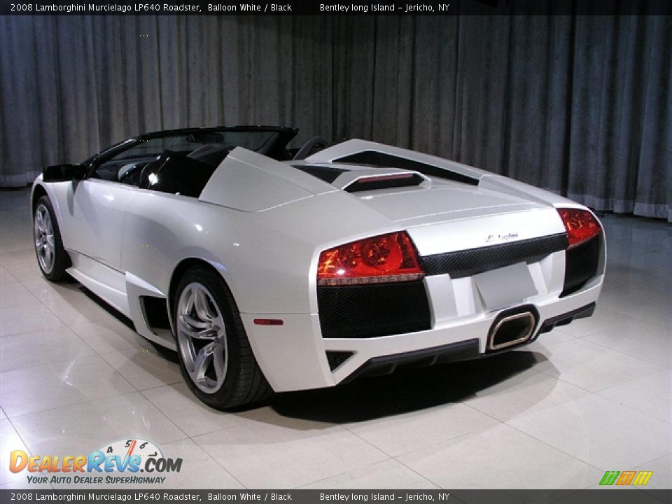 2008 Lamborghini Murcielago LP640 Roadster Balloon White / Black Photo #2