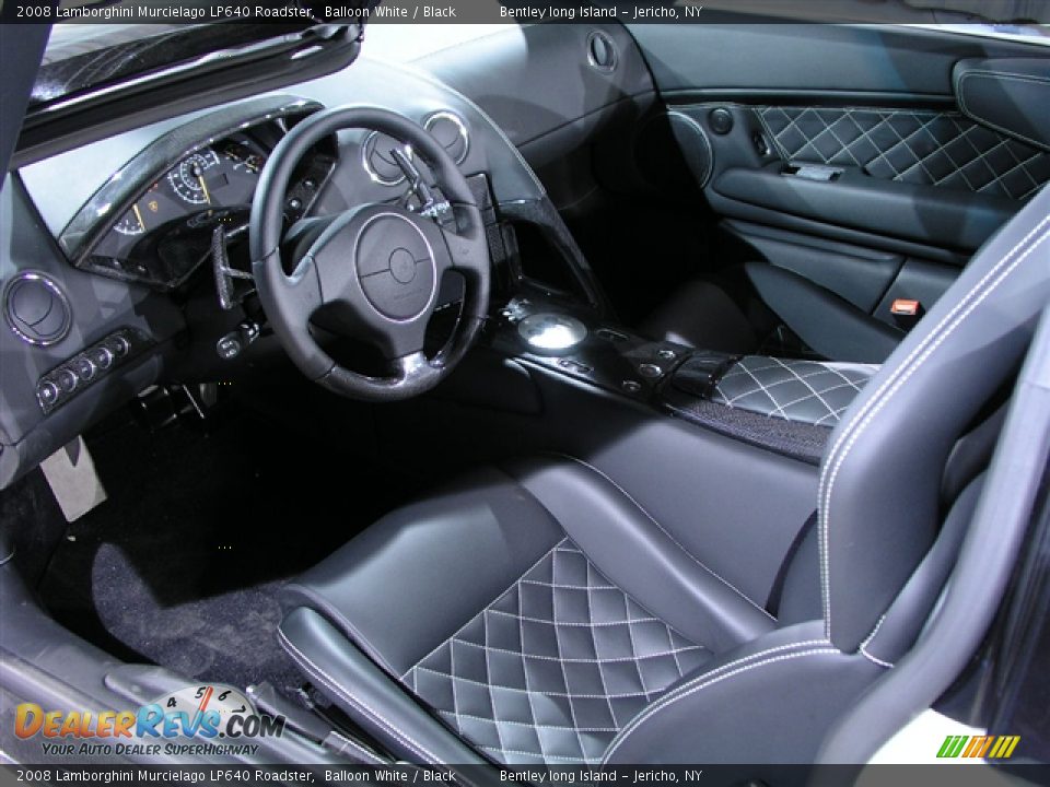 2008 Lamborghini Murcielago LP640 Roadster Balloon White / Black Photo #6