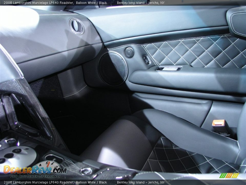 2008 Lamborghini Murcielago LP640 Roadster Balloon White / Black Photo #10
