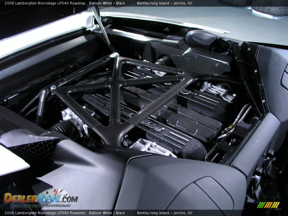 2008 Lamborghini Murcielago LP640 Roadster Balloon White / Black Photo #14