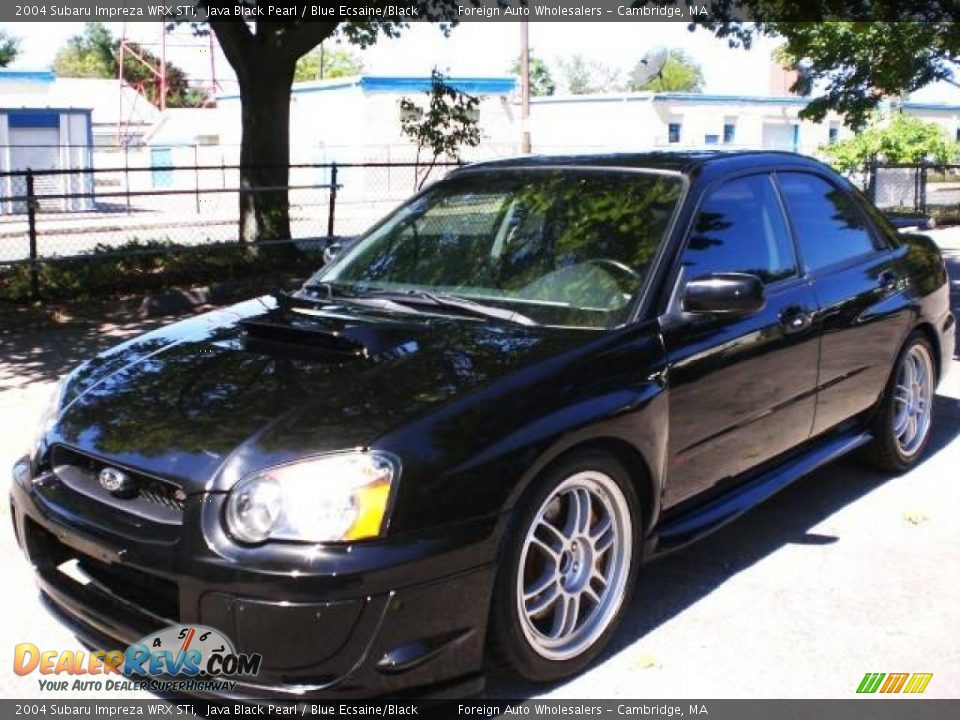 2004 Subaru Impreza Wrx Sti Java Black Pearl Blue Ecsaine Black Photo 18 Dealerrevs Com dealerrevs com