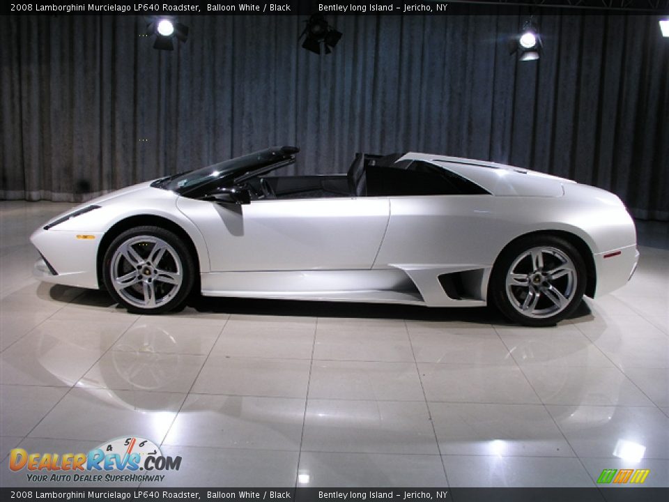 2008 Lamborghini Murcielago LP640 Roadster Balloon White / Black Photo #18
