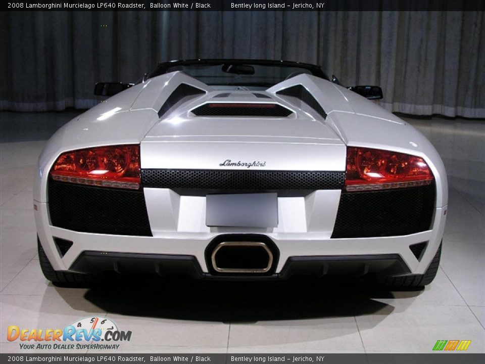 2008 Lamborghini Murcielago LP640 Roadster Balloon White / Black Photo #19
