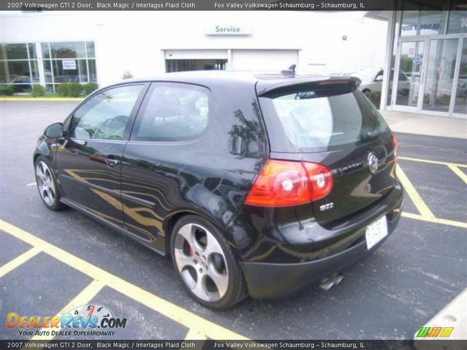 2007 Volkswagen GTI 2 Door Black Magic / Interlagos Plaid Cloth Photo #3