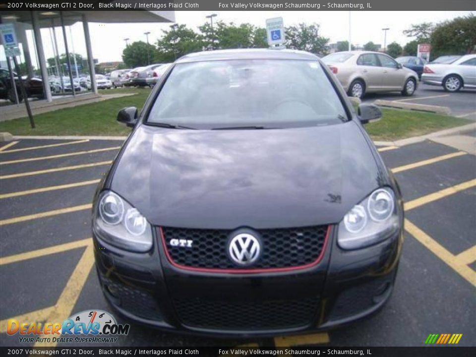 2007 Volkswagen GTI 2 Door Black Magic / Interlagos Plaid Cloth Photo #6