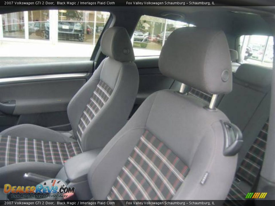 2007 Volkswagen GTI 2 Door Black Magic / Interlagos Plaid Cloth Photo #10