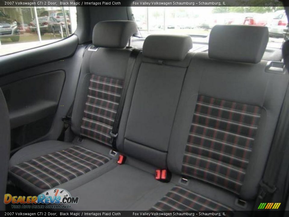 2007 Volkswagen GTI 2 Door Black Magic / Interlagos Plaid Cloth Photo #11
