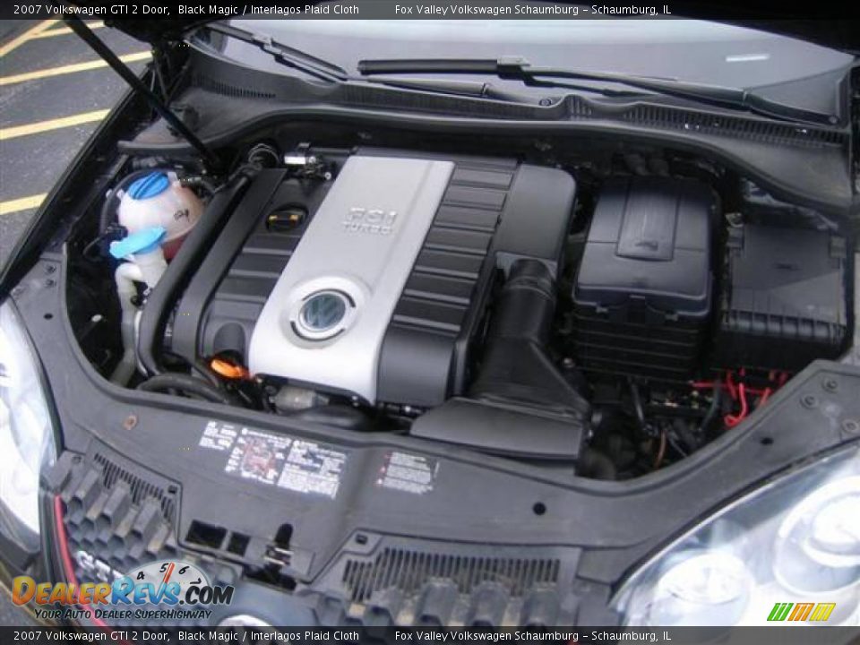 2007 Volkswagen GTI 2 Door Black Magic / Interlagos Plaid Cloth Photo #17