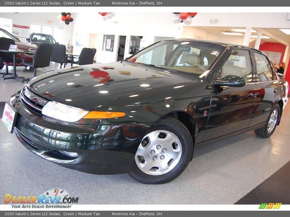 2000 Saturn L Series LS2 Sedan Green / Medium Tan Photo #1