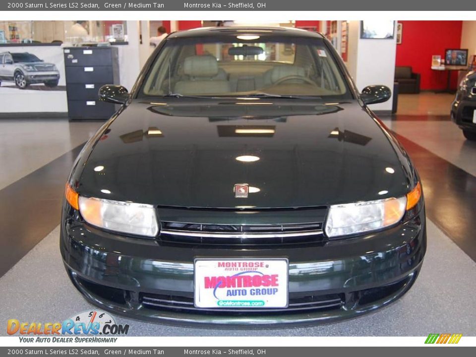 2000 Saturn L Series LS2 Sedan Green / Medium Tan Photo #10