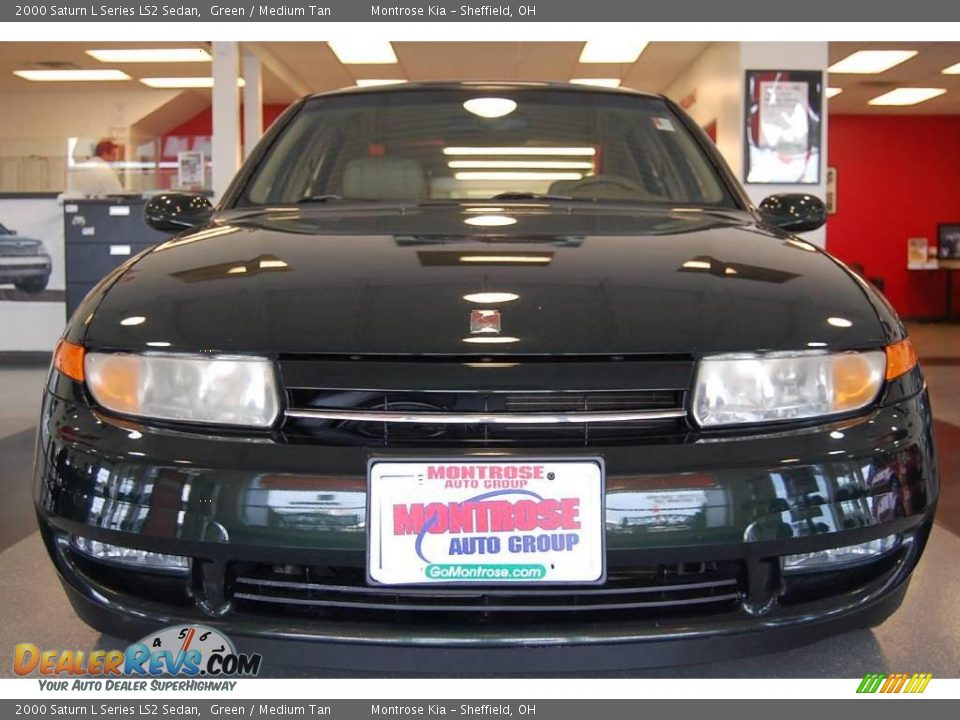 2000 Saturn L Series LS2 Sedan Green / Medium Tan Photo #11
