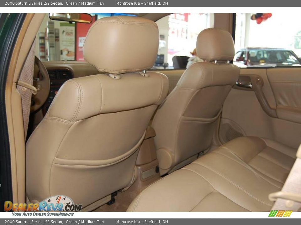 2000 Saturn L Series LS2 Sedan Green / Medium Tan Photo #16