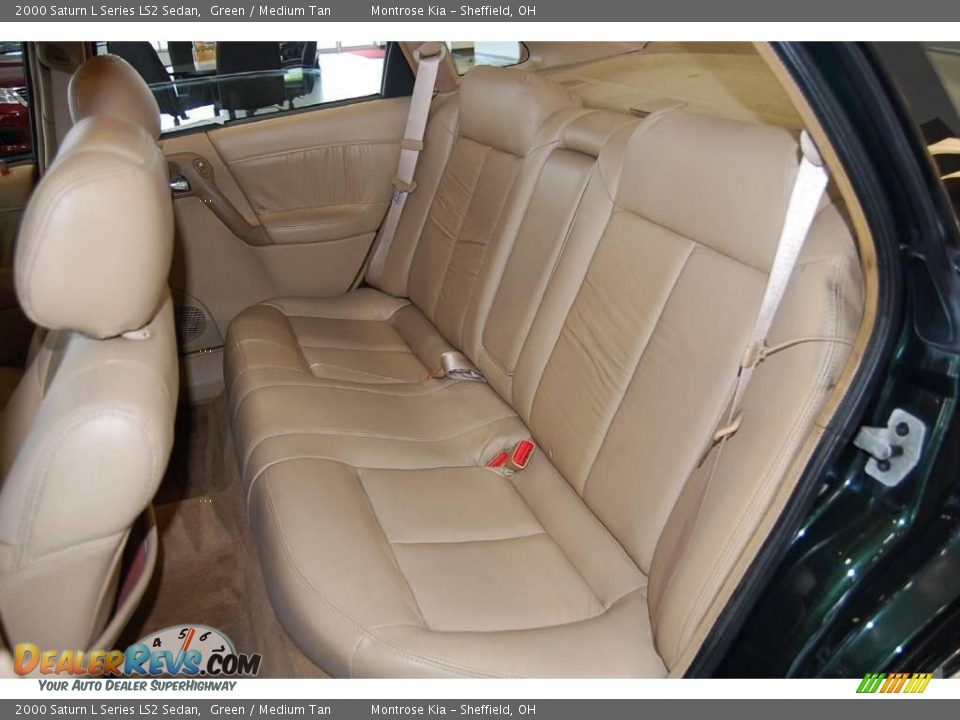 2000 Saturn L Series LS2 Sedan Green / Medium Tan Photo #17