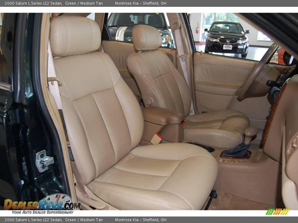 2000 Saturn L Series LS2 Sedan Green / Medium Tan Photo #20