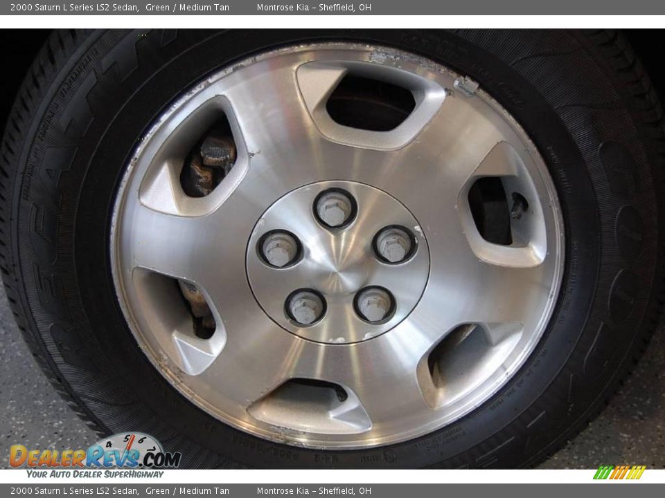 2000 Saturn L Series LS2 Sedan Green / Medium Tan Photo #29
