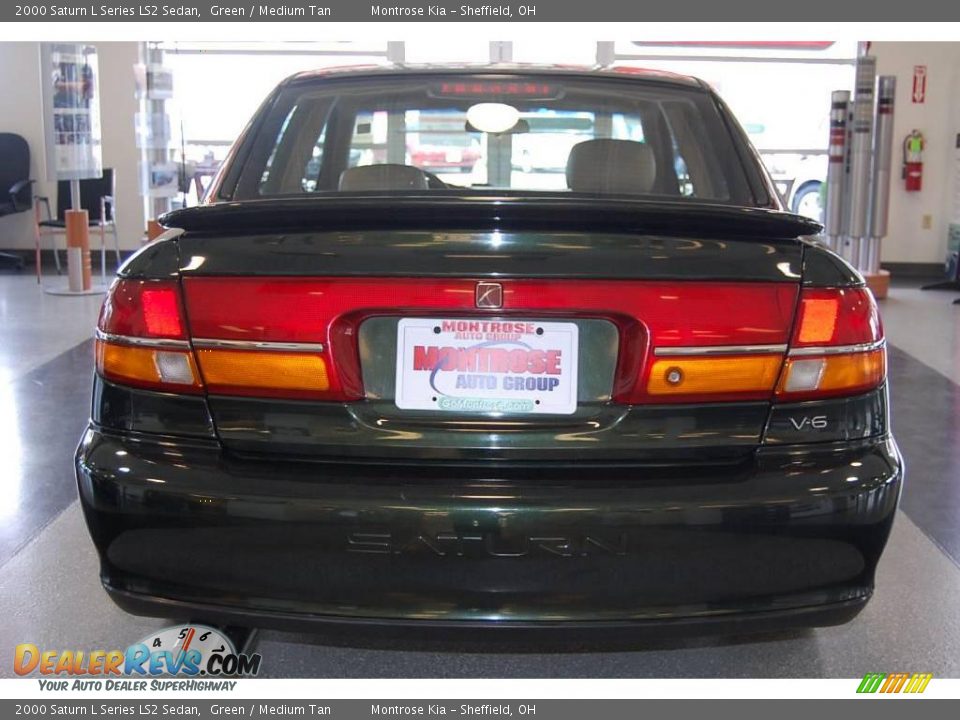 2000 Saturn L Series LS2 Sedan Green / Medium Tan Photo #30