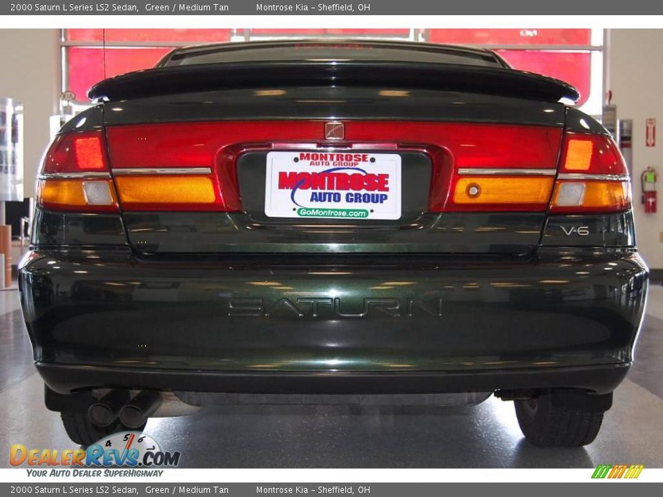 2000 Saturn L Series LS2 Sedan Green / Medium Tan Photo #32