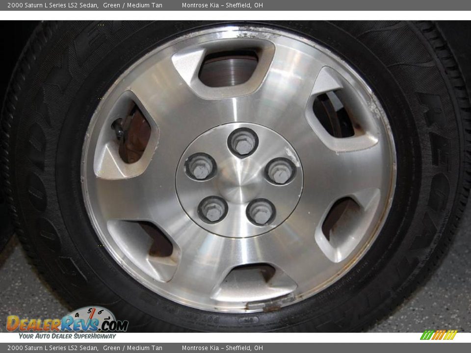 2000 Saturn L Series LS2 Sedan Green / Medium Tan Photo #33