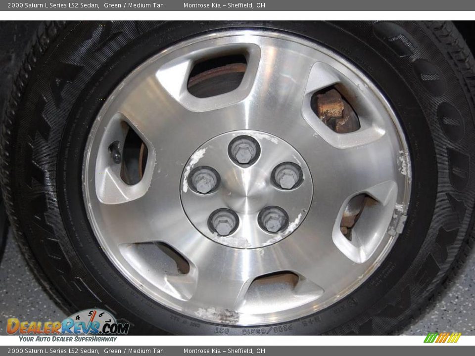 2000 Saturn L Series LS2 Sedan Green / Medium Tan Photo #35