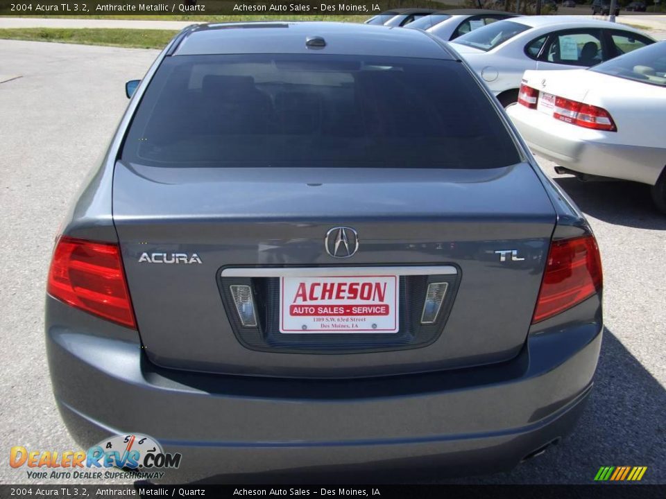 2004 Acura TL 3.2 Anthracite Metallic / Quartz Photo #4