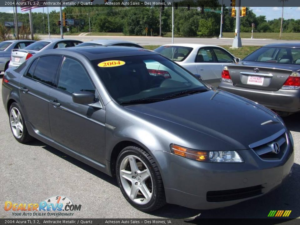 2004 Acura TL 3.2 Anthracite Metallic / Quartz Photo #7
